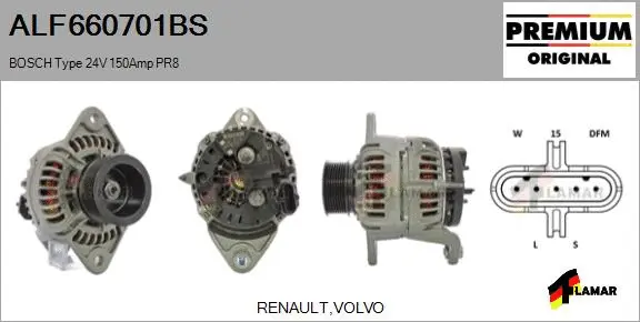 Alternator (ALF660701BS)