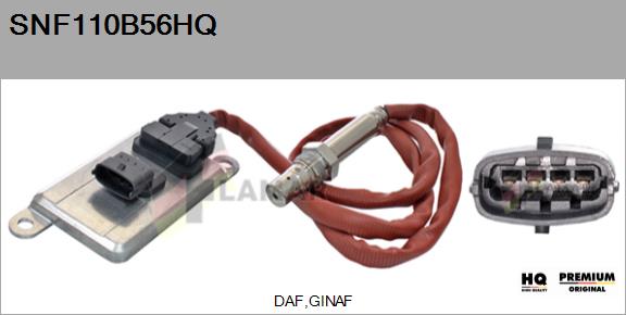 NOx Sensor, urea injection (SNF110B56HQ)