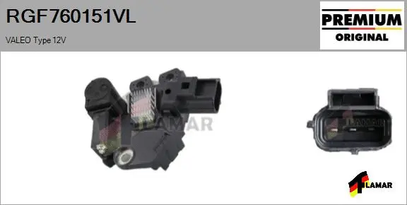 Alternator Regulator (RGF760151VL)