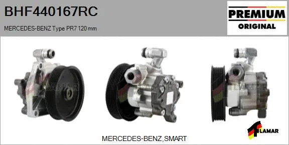Hydraulic Pump, steering (BHF440167RC)