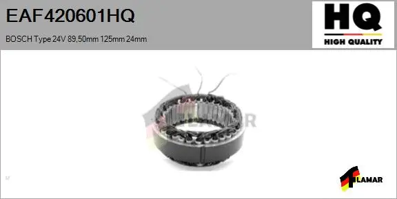 Stator, alternator (EAF420601HQ)