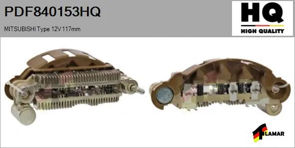 Rectifier, alternator (PDF840153HQ)