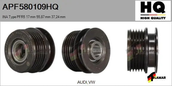 Belt Pulley, alternator (APF580109HQ)