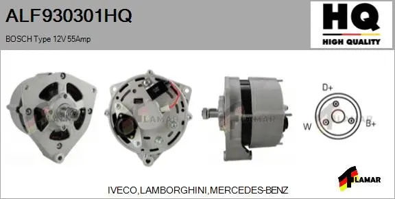 Alternator (ALF930301HQ)