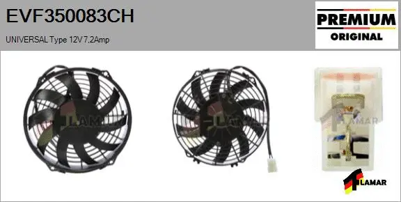 Electric Motor, radiator fan (EVF350083CH)