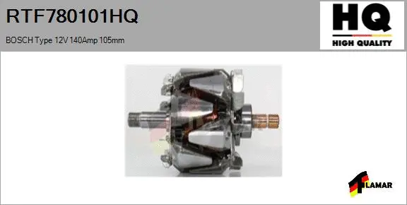 Rotor, alternator (RTF780101HQ)
