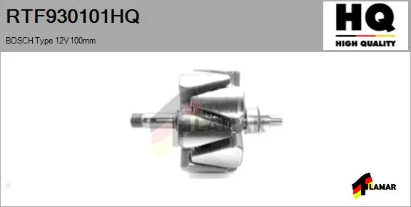 Rotor, alternator (RTF930101HQ)