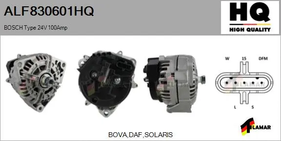 Alternator (ALF830601HQ)