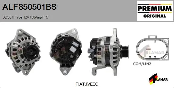 Alternator (ALF850501BS)