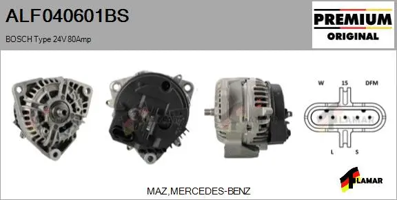 Alternator (ALF040601BS)