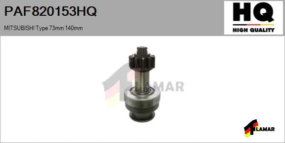Pinion, starter (PAF820153HQ)