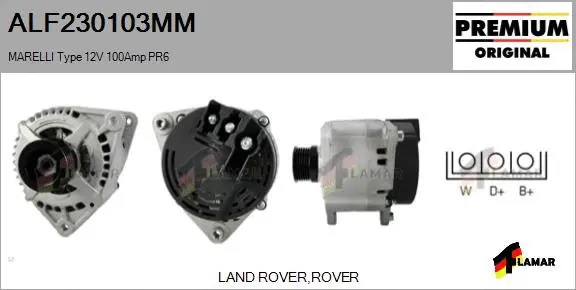 Alternator (ALF230103MM)