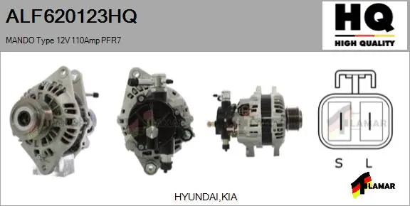 Alternator (ALF620123HQ)