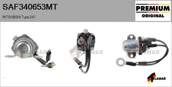 Solenoid Switch, starter (SAF340653MT)