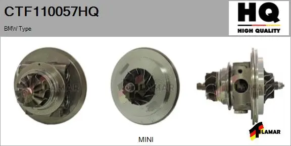 Core assembly, turbocharger (CTF110057HQ)