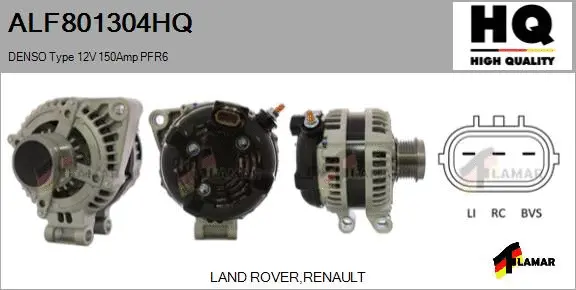 Alternator (ALF801304HQ)