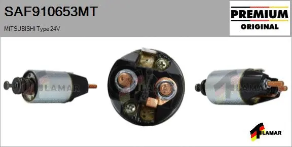 Solenoid Switch, starter (SAF910653MT)