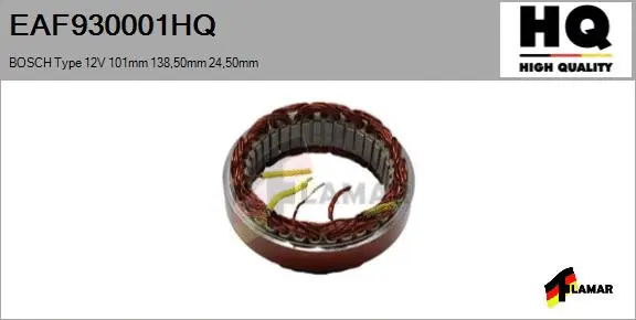 Stator, alternator (EAF930001HQ)