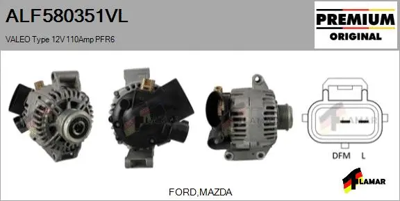 Alternator (ALF580351VL)