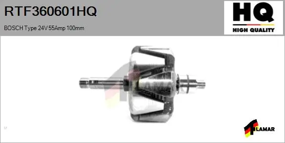 Rotor, alternator (RTF360601HQ)
