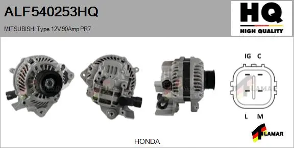 Alternator (ALF540253HQ)