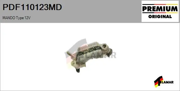 Rectifier, alternator (PDF110123MD)