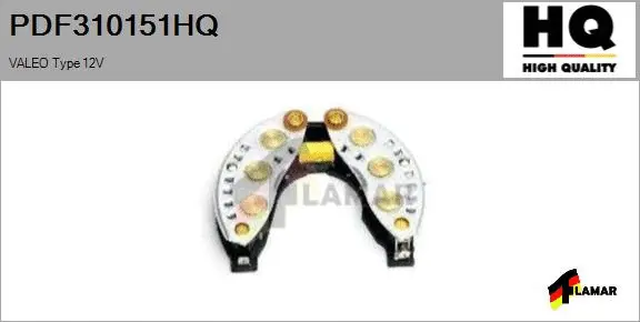 Rectifier, alternator (PDF310151HQ)