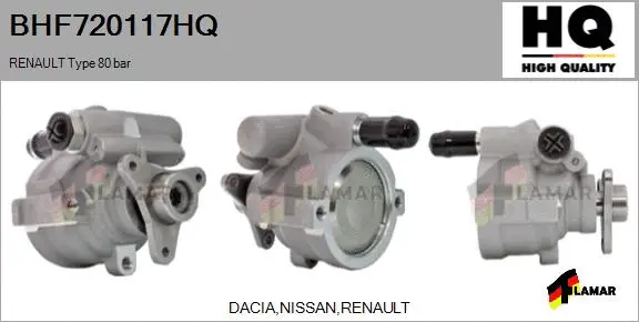 Hydraulic Pump, steering (BHF720117HQ)