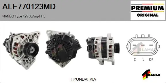 Alternator (ALF770123MD)