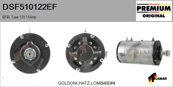 Alternator, starter (DSF510122EF)