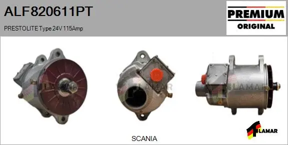 Alternator (ALF820611PT)