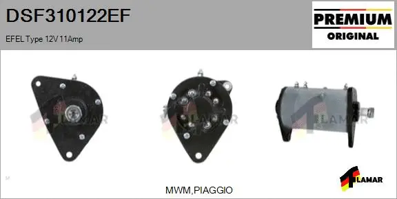 Alternator, starter (DSF310122EF)