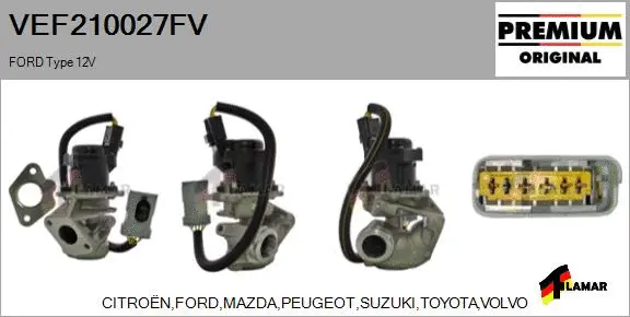 EGR Valve (VEF210027FV)