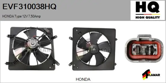Electric Motor, radiator fan (EVF310038HQ)