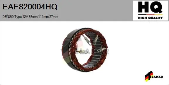 Stator, alternator (EAF820004HQ)