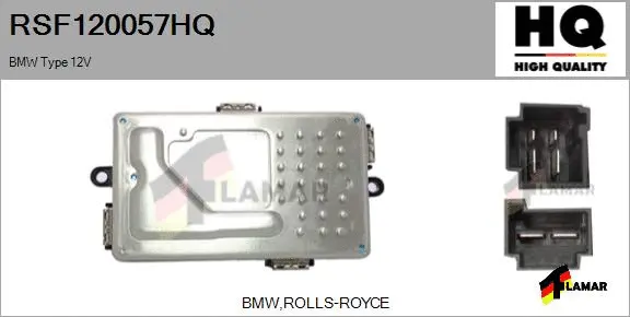 Resistor, interior blower (RSF120057HQ)