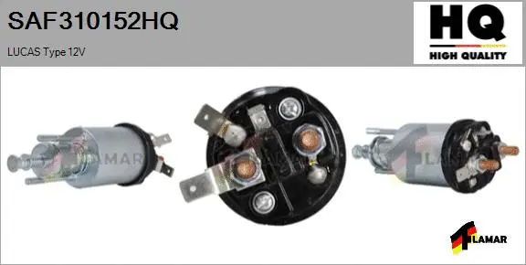 Solenoid Switch, starter (SAF310152HQ)