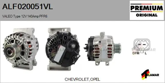 Alternator (ALF020051VL)