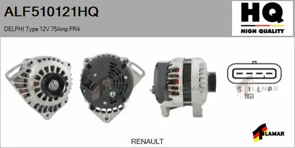 Alternator (ALF510121HQ)