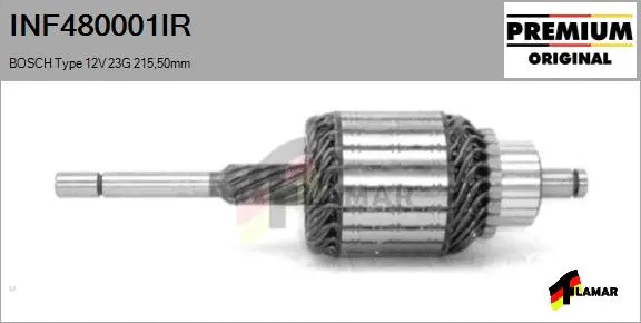 Armature, starter (INF480001IR)