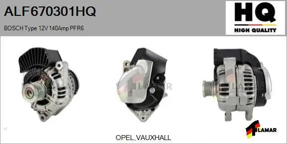Alternator (ALF670301HQ)