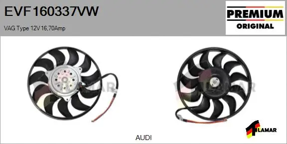 Fan, engine cooling (EVF160337VW)