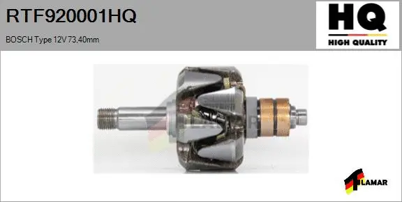 Rotor, alternator (RTF920001HQ)