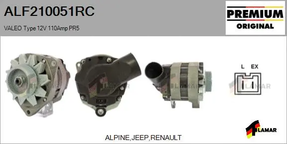 Alternator (ALF210051RC)