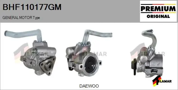 Hydraulic Pump, steering (BHF110177GM)