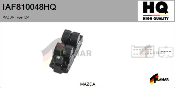 Switch, window regulator (IAF810048HQ)