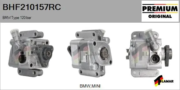 Hydraulic Pump, steering (BHF210157RC)