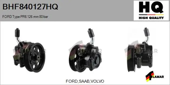 Hydraulic Pump, steering (BHF840127HQ)