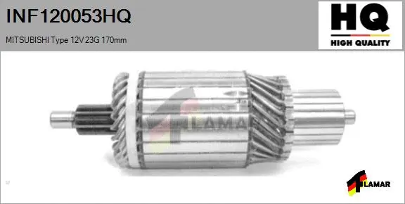 Armature, starter (INF120053HQ)