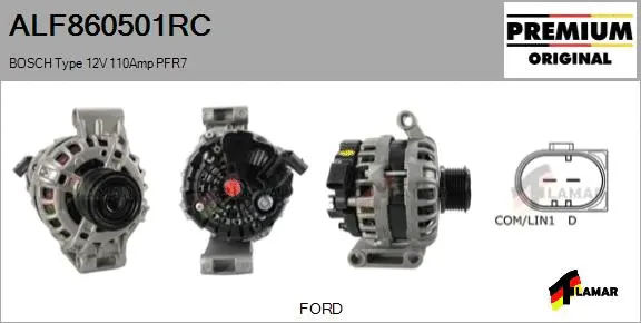 Alternator (ALF860501RC)